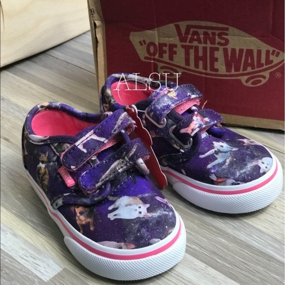 NWT VANS Atwood V Canvas CatDog Kid’s AUTHENTIC - Picture 3 of 6